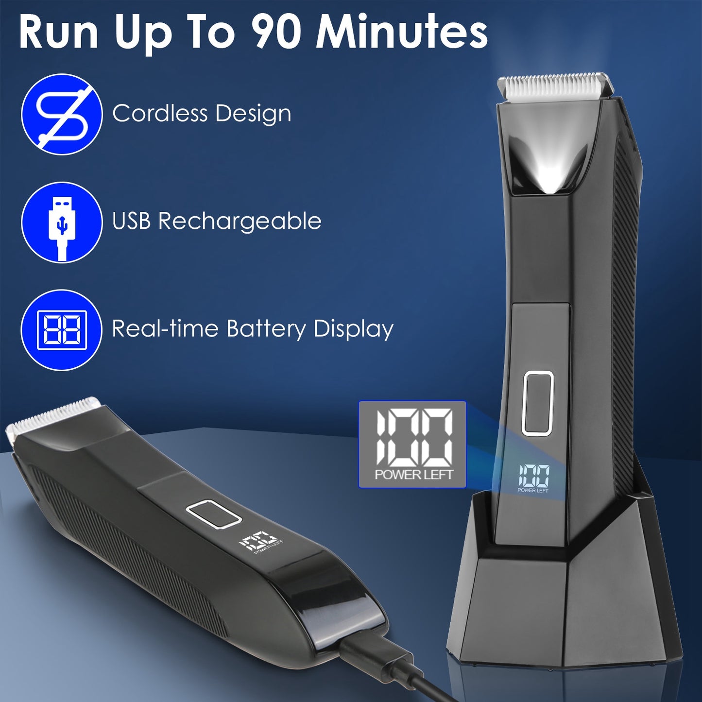 Trim2Zero™ Professional Hair & Beard Trimmer