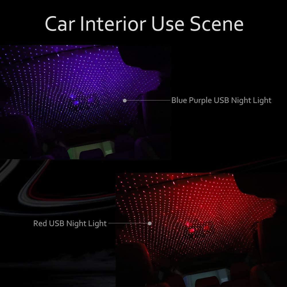 USB Car Roof Star LED Lights | Transform Your Car Interior | UAE COD