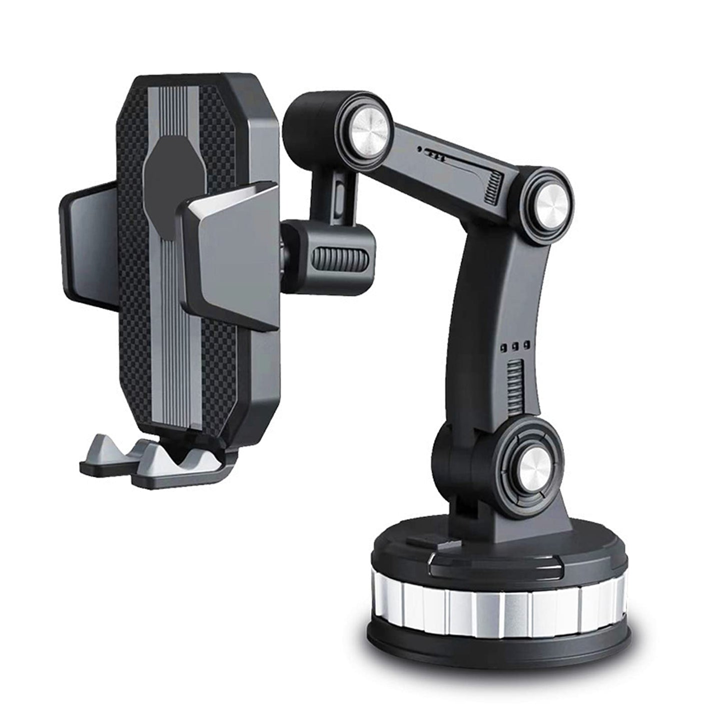 One-Button Car Phone Holder | 360° Rotation | Secure Suction Mount | UAE COD