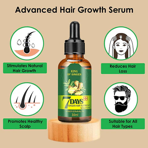 Hair Growth Serum Oil | Thicker, Fuller Hair | UAE COD