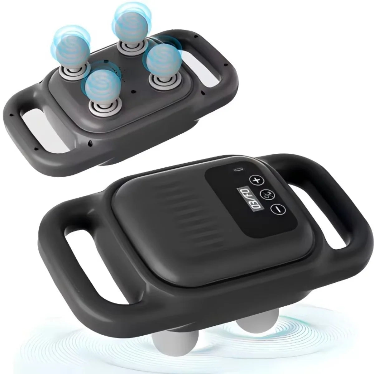 Handheld Four-Head Back Massager Gun | Deep Tissue Pain Relief | UAE Cash on Delivery