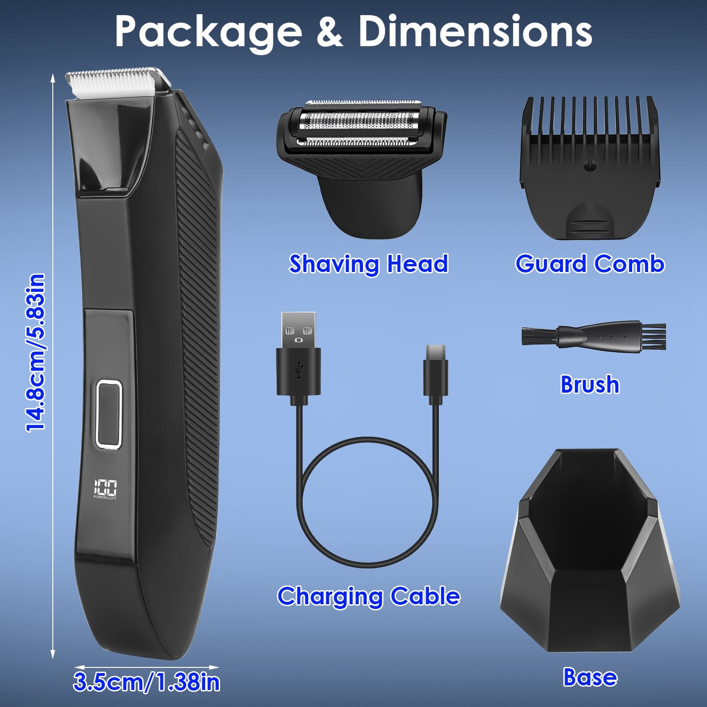 Trim2Zero™ Professional Hair & Beard Trimmer