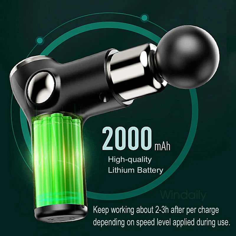 Digital Mini Electric Massage Gun | Portable Deep Tissue Pain Relief | UAE Cash on Delivery