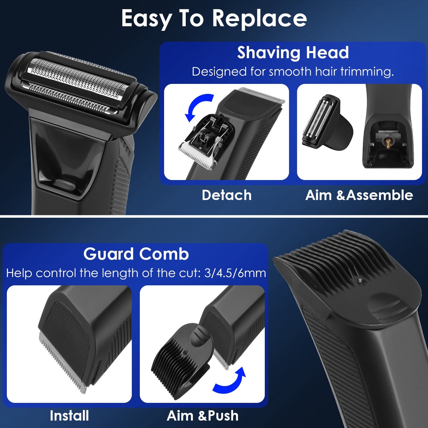 Trim2Zero™ Professional Hair & Beard Trimmer