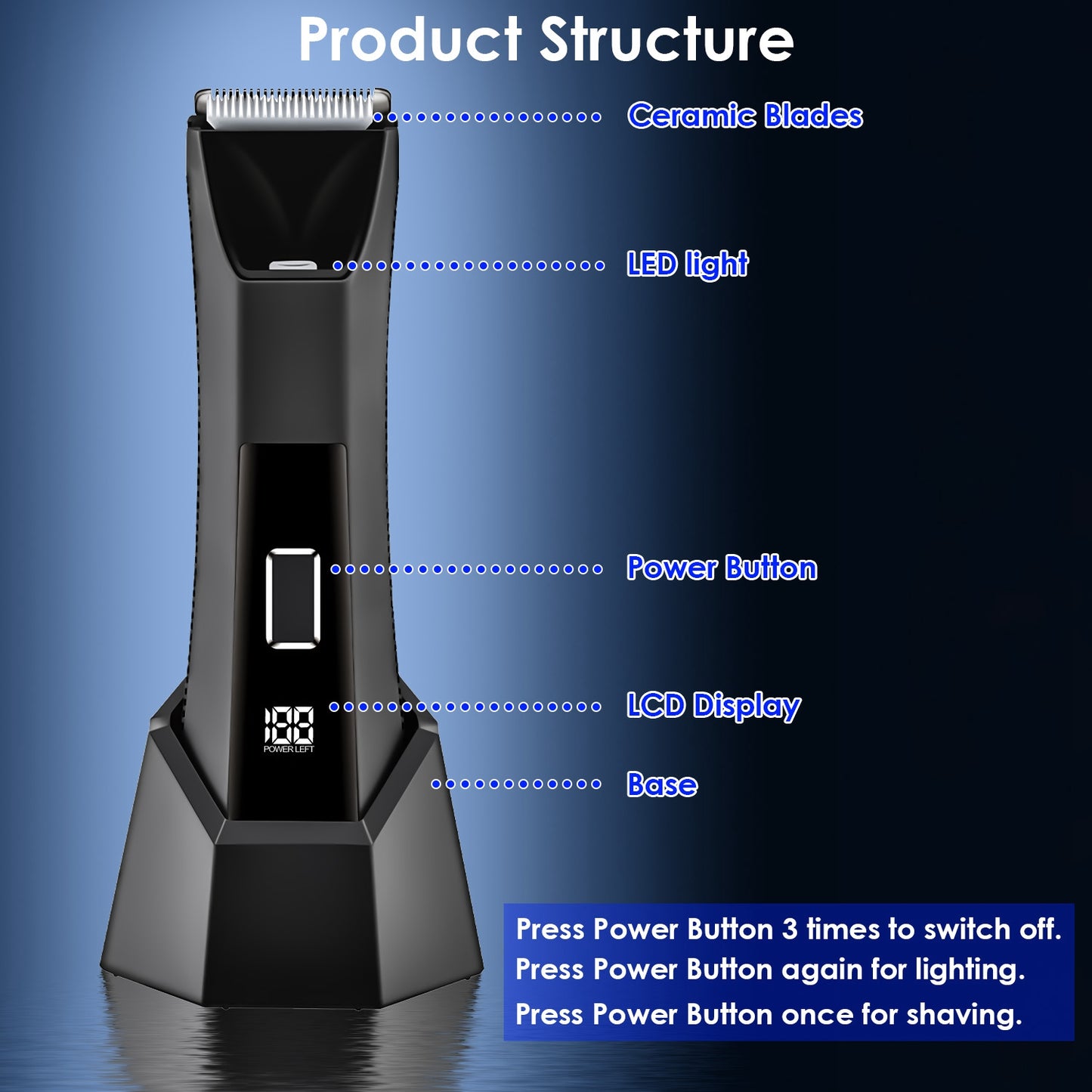 Trim2Zero™ Professional Hair & Beard Trimmer
